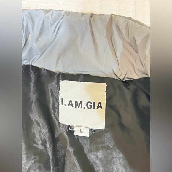 I.AM.GIA Light Gray Puffer Jacket - Picture 10 of 12